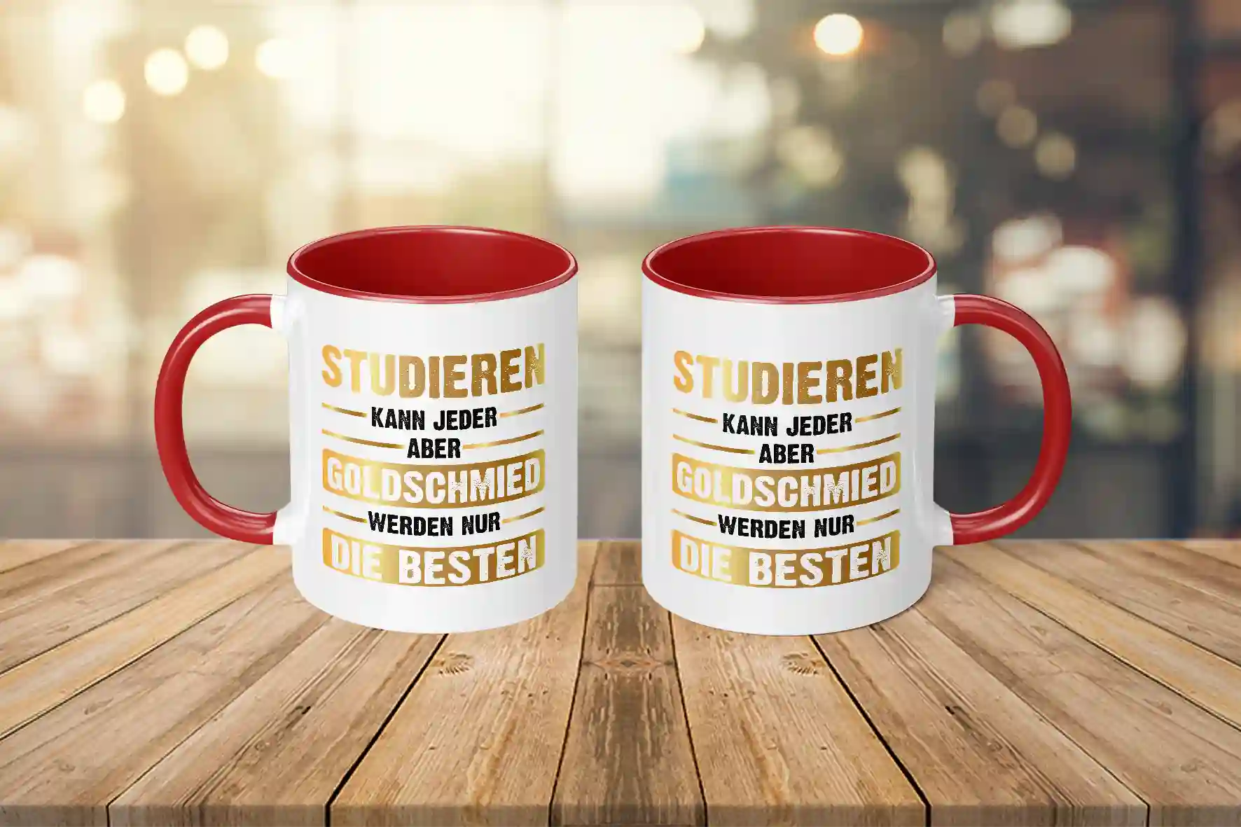 Tasse - Studieren kann jeder aber Goldschmied werden nur die besten