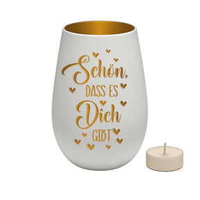 Windlicht - Schön, dass es dich gibt