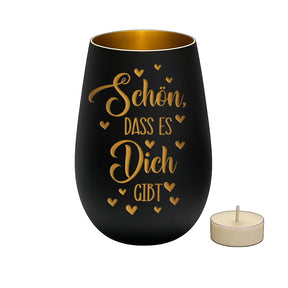 Windlicht - Schön, dass es dich gibt