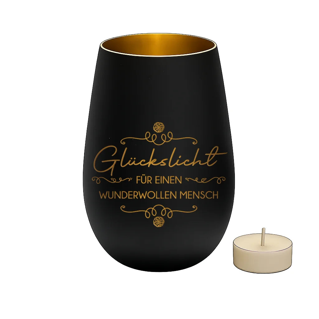 Windlicht - Glückslicht. Für einen wunderwollen Mensch