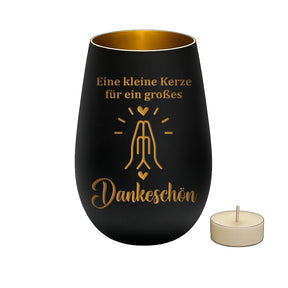 Windlicht - Eine kleine Kerze für ein großes Dankeschön