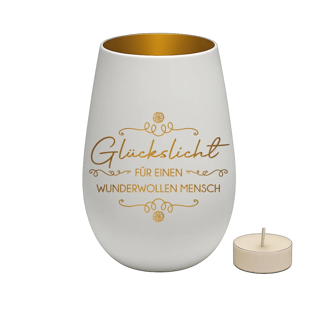 Windlicht - Glückslicht. Für einen wunderwollen Mensch