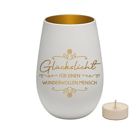Windlicht - Glückslicht. Für einen wunderwollen Mensch