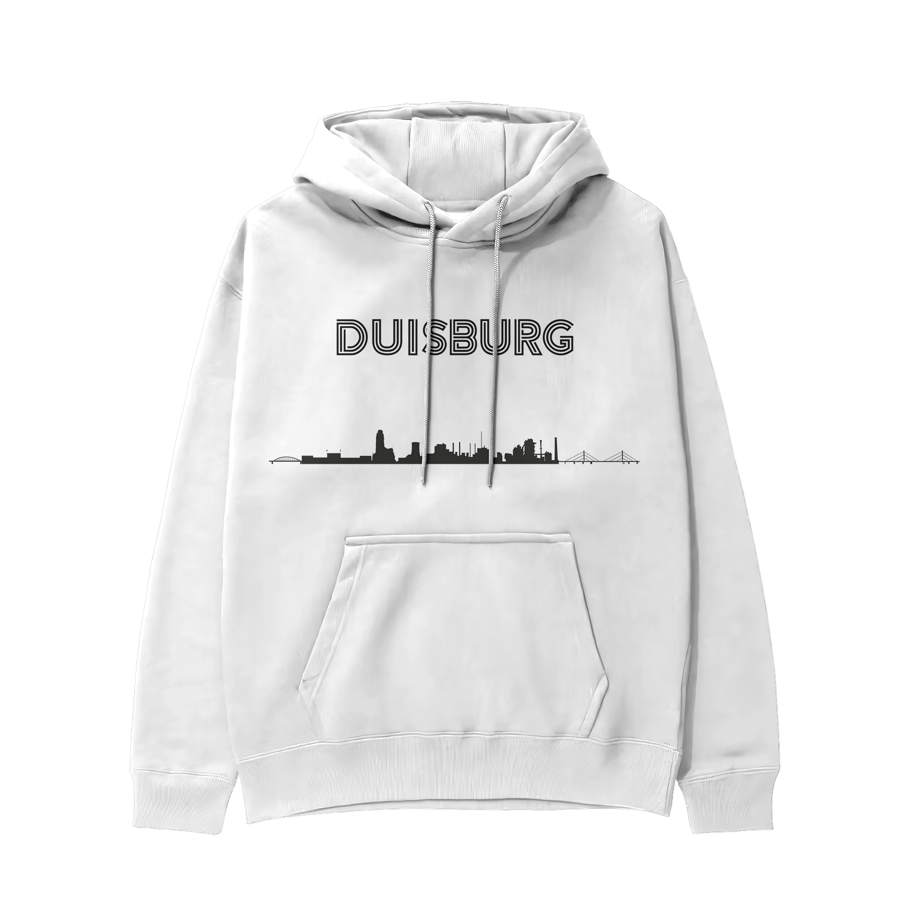 Hoodie - Duisburg Skyline