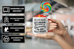 Tasse - Ich bin dieser legendäre Kaufmann im Einzelhandel, von dem alle reden!