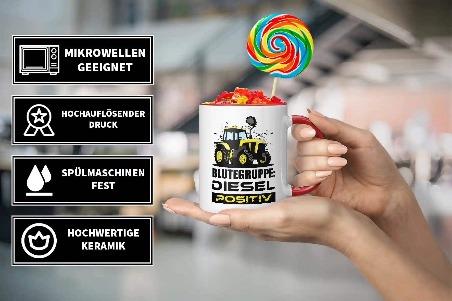 Tasse - Blutegruppe: DIESEL POSITIV