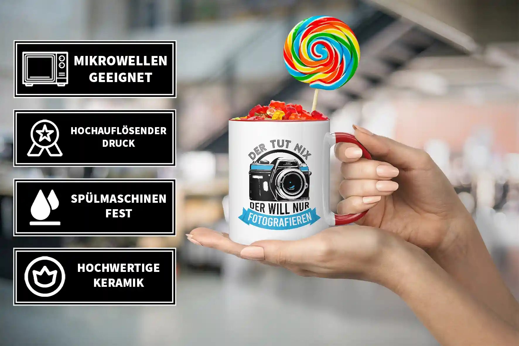 Tasse - Der tut nix, der will nur fotografieren