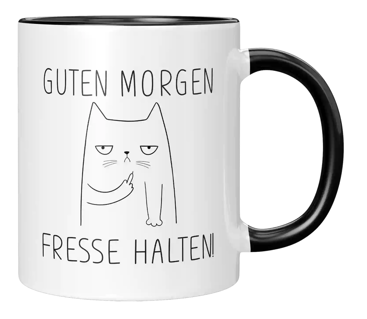 Tasse - Guten Morgen Mittelfinger