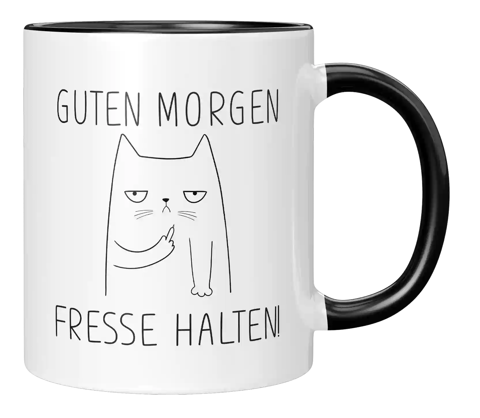 Tasse - Guten Morgen Mittelfinger