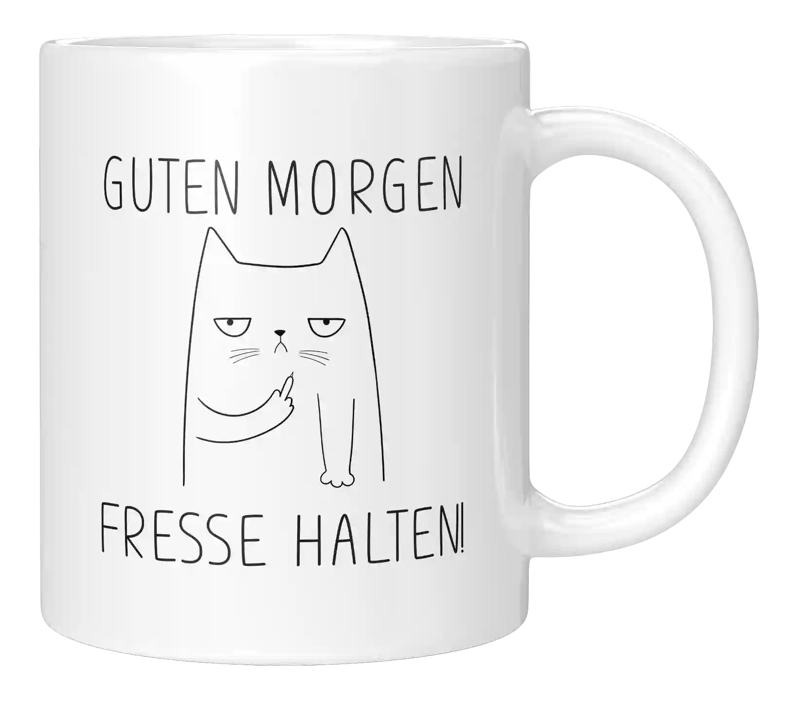 Tasse - Guten Morgen Mittelfinger