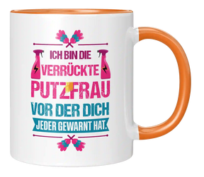 Tasse - Ich bin die verrückte Putzfrau