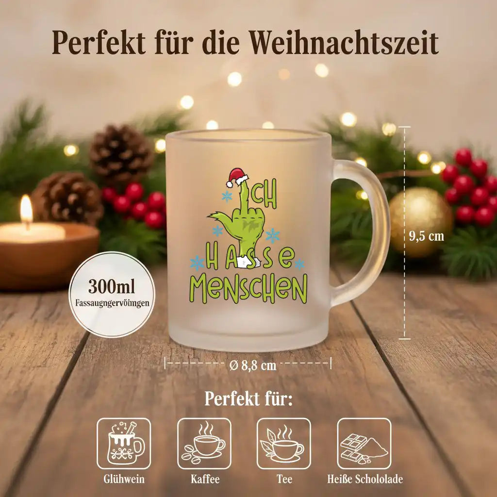 Glühweintasse - Ich hasse Menschen
