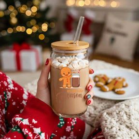 Glas mit Deckel - Lebkuchen "Hot Chocolate