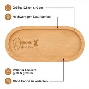 Oster Bundle  - Windlicht mit Tablett und Gratis Geschenkverpackung - WT4