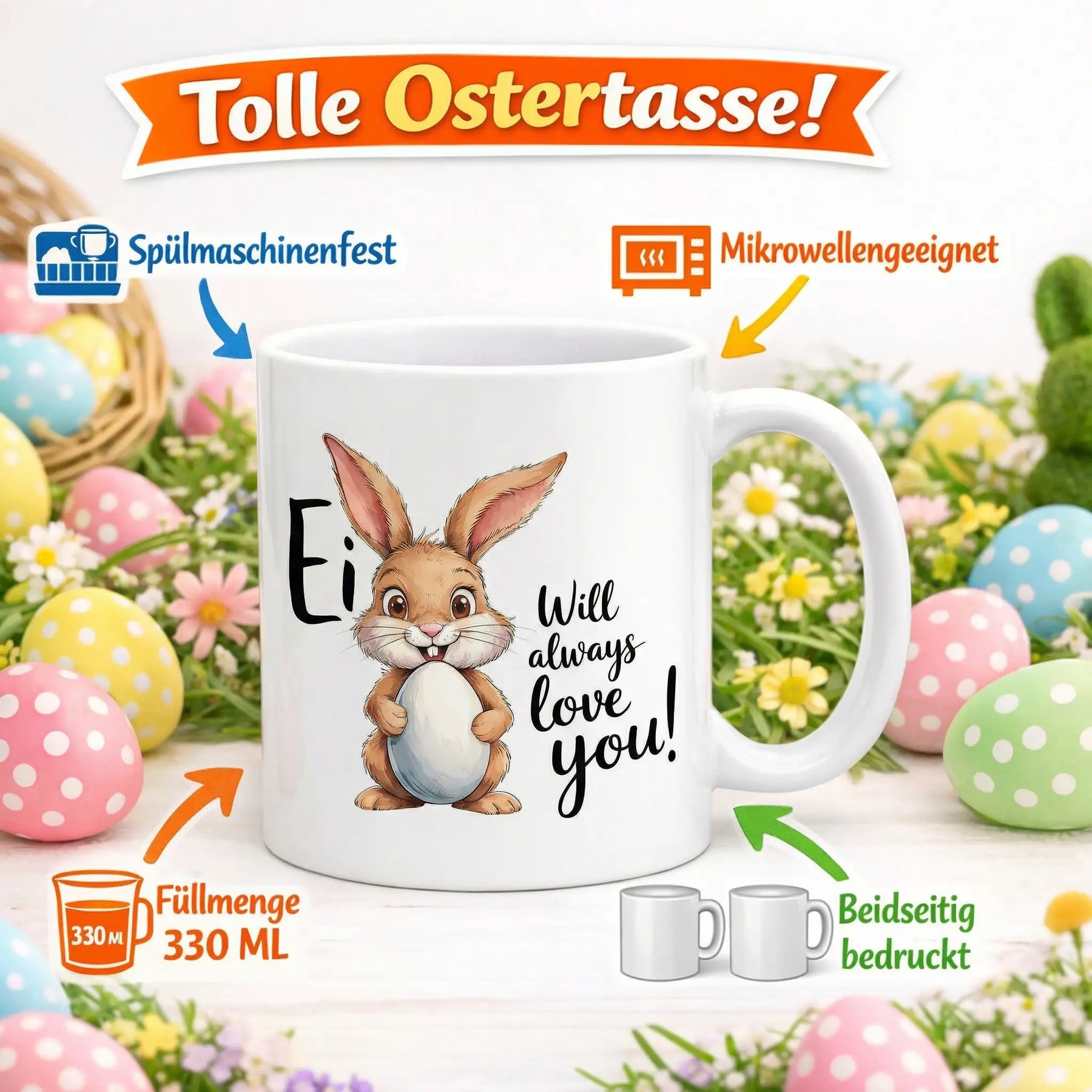 Tasse - Ei will always love you