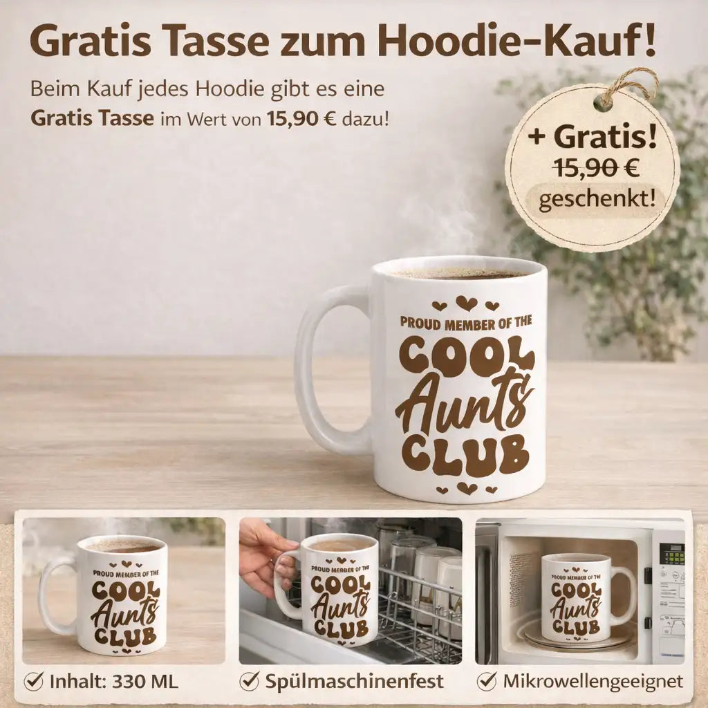 Pullover "Cool Aunts Club" + Tasse Bundle