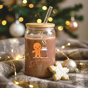 Glas mit Deckel - Lebkuchen "Hot Chocolate
