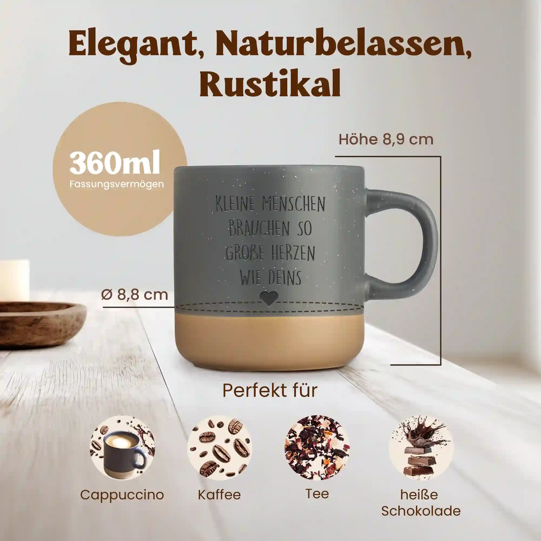 Kleine Menschen brauchen so große Herzen wie Deins