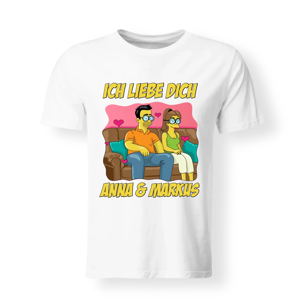 Men Crew Neck White