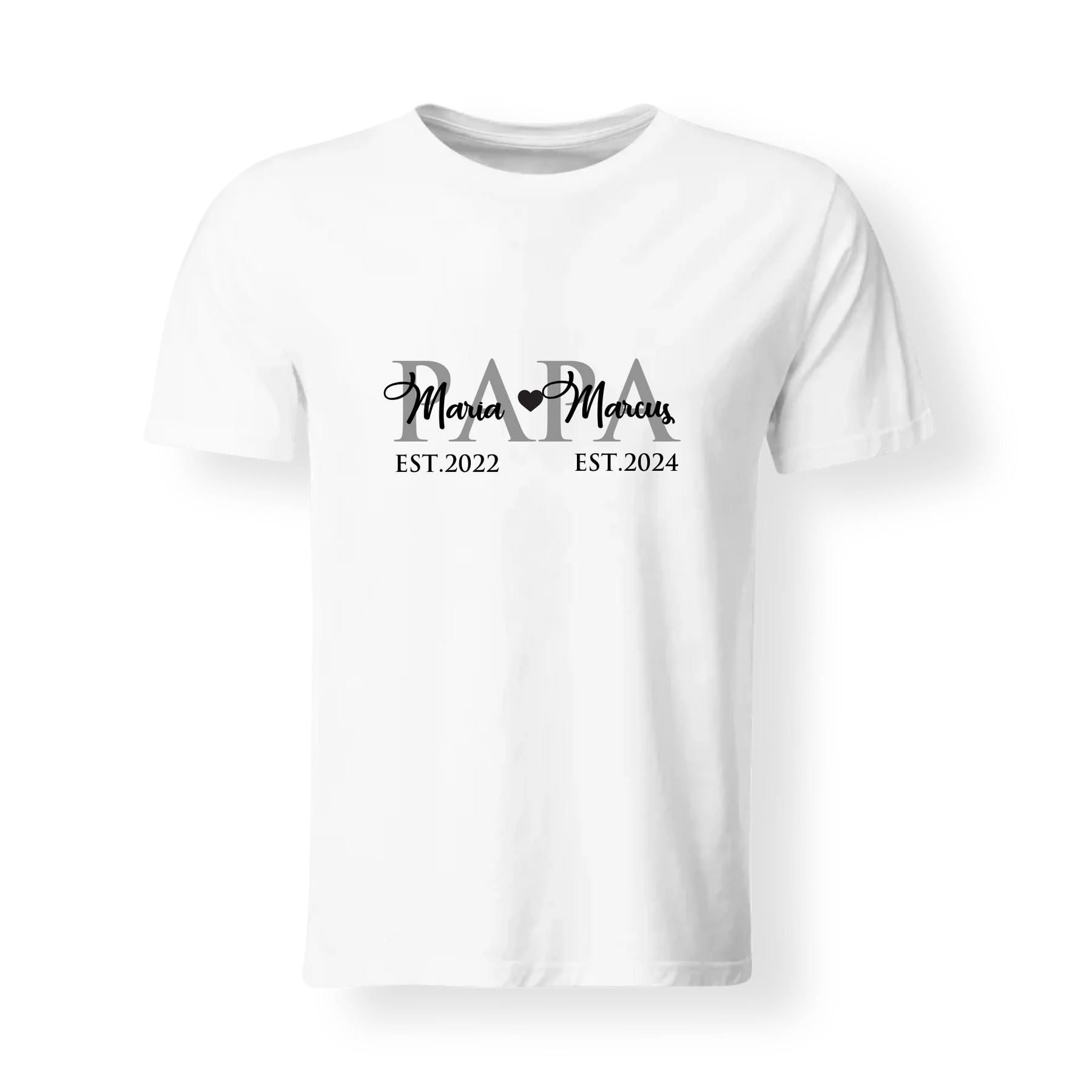 Men Crew Neck White