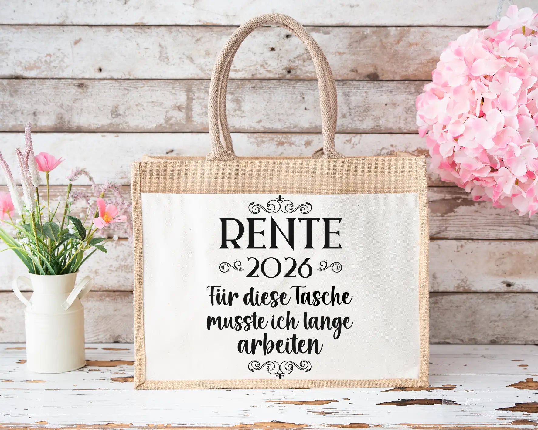 Jutetasche - Rente 2026
