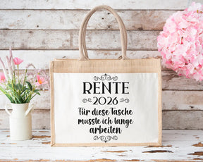 Jutetasche - Rente 2026