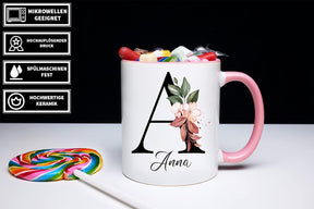 Tasse Personalisiert - Buchstaben mit Wunschnamen