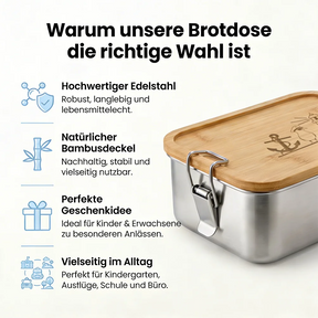 Brotdose - Anker Möwe Leuchtturm