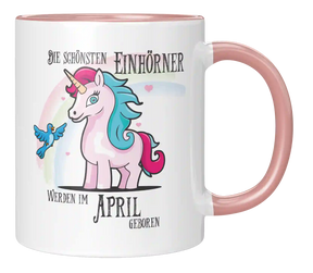 Tasse - Einhorn Monatstassen