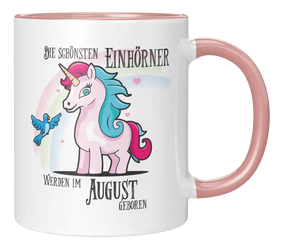 Tasse - Einhorn Monatstassen