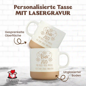 Für diese Tasse musste ich sehr lange arbeiten - Rente 2025