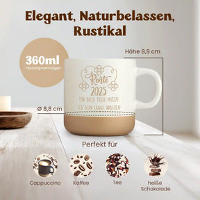 Für diese Tasse musste ich sehr lange arbeiten - Rente 2025