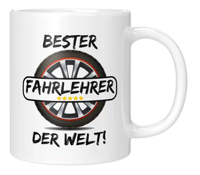 Tasse - Bester Fahrerlehrer der Welt