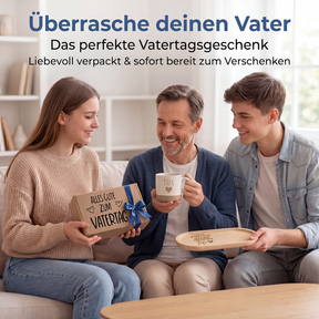 Geschenkset - Tasse + Tablett - Nicht alle Superhelden fliegen (Papa)