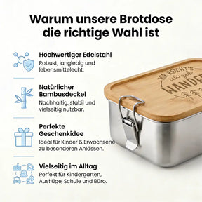 Brotdose - Mir reicht's ich geh wandern