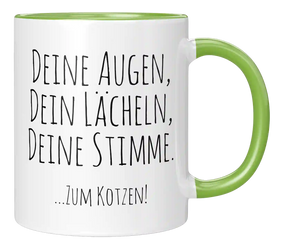 Tasse - Deine Augen, dein Lächeln