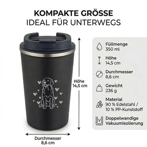 Thermobecher - Einatmen Ausatmen Lächeln