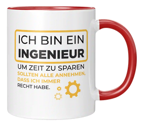 Tasse - Ich bin ein Ingenieur