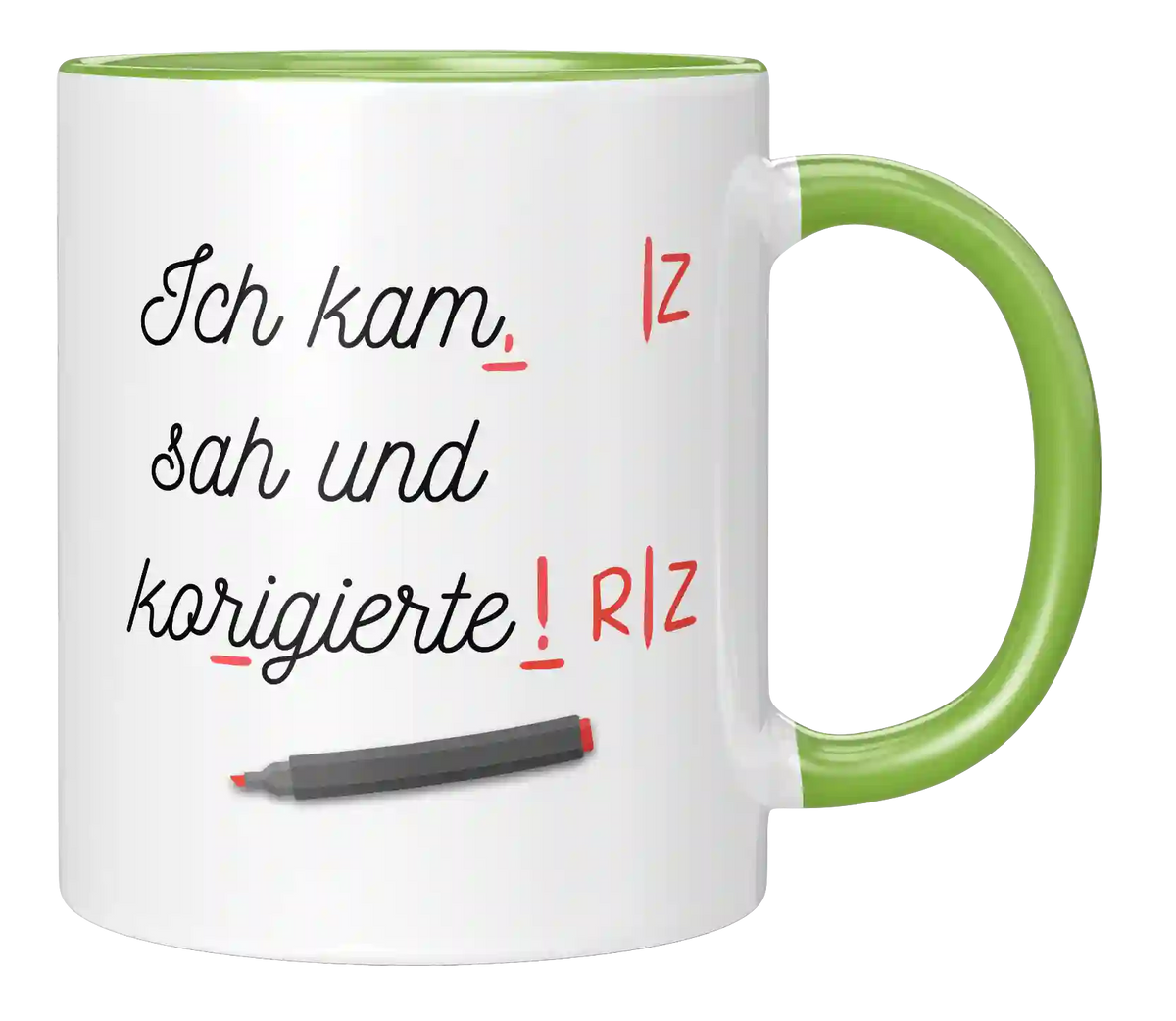 Tasse - Ich kam, sah und korrigierte