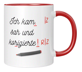 Tasse - Ich kam, sah und korrigierte