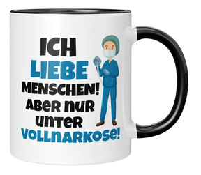Tasse - Ich liebe Menschen