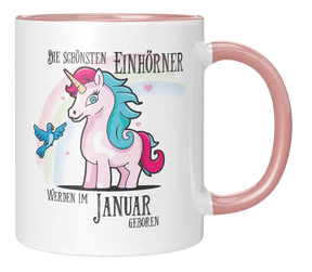 Tasse - Einhorn Monatstassen