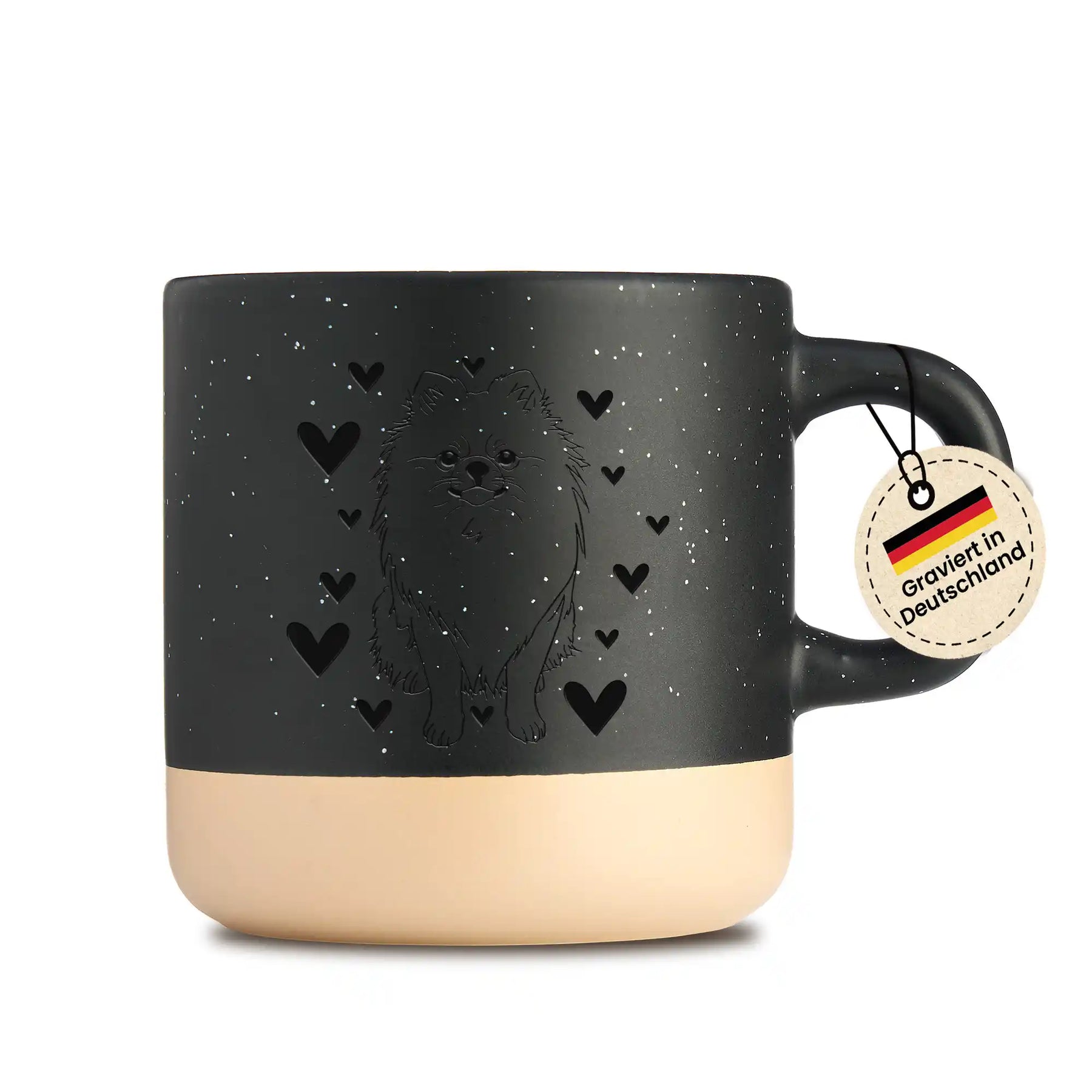 Steingut - Zwergspitz - Pomeranian