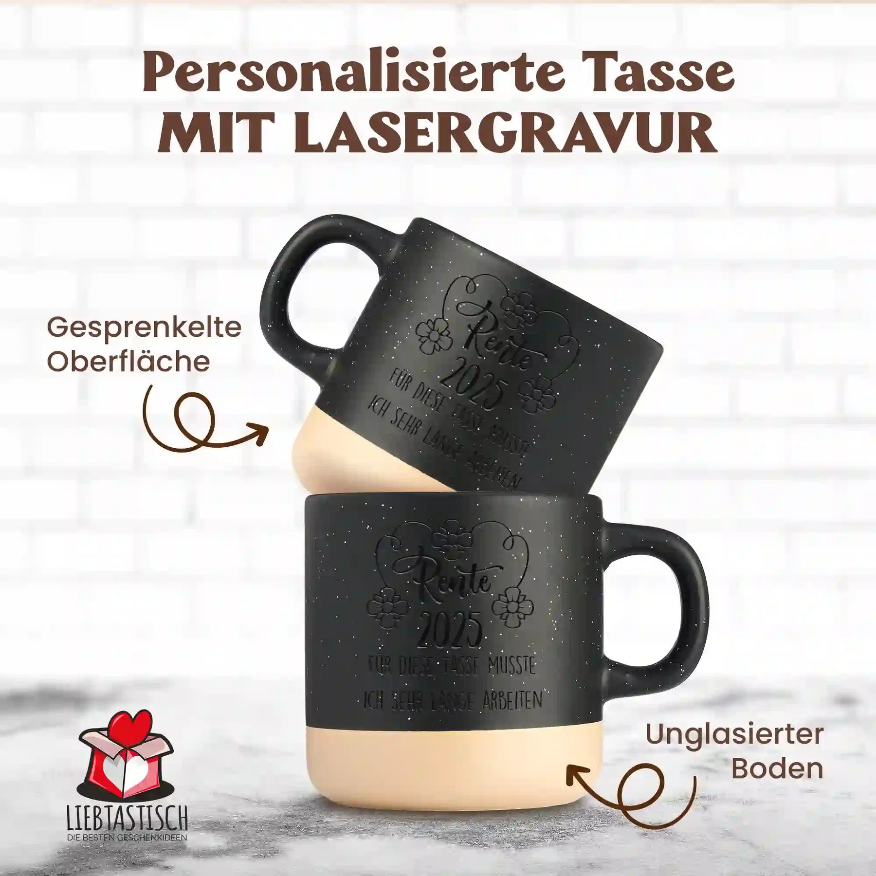 Für diese Tasse musste ich sehr lange arbeiten - Rente 2025