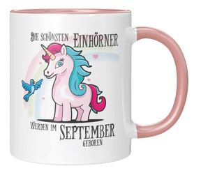Tasse - Einhorn Monatstassen