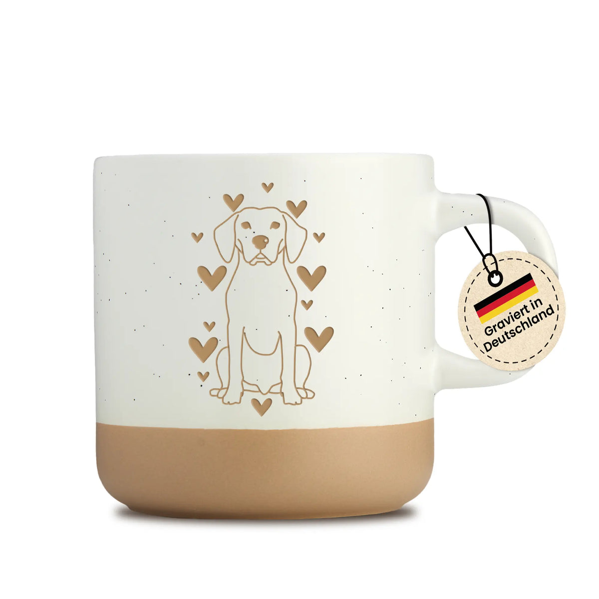 Tasse mit Gravur - Beagle