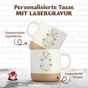 Tasse mit Gravur - Beagle