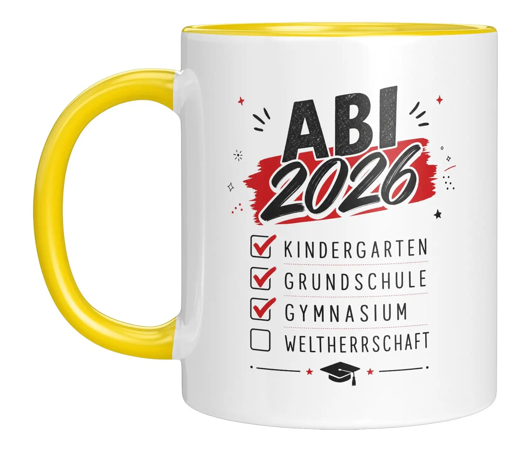 Tasse - Abi 2026 Kindergarten Grundschule Gymnasium Weltherrschaft