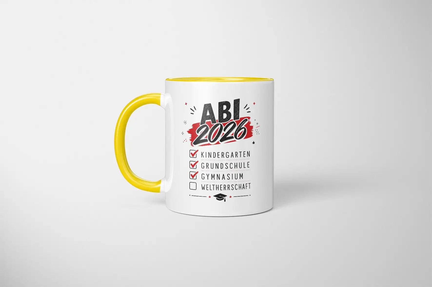 Tasse - Abi 2026 Kindergarten Grundschule Gymnasium Weltherrschaft