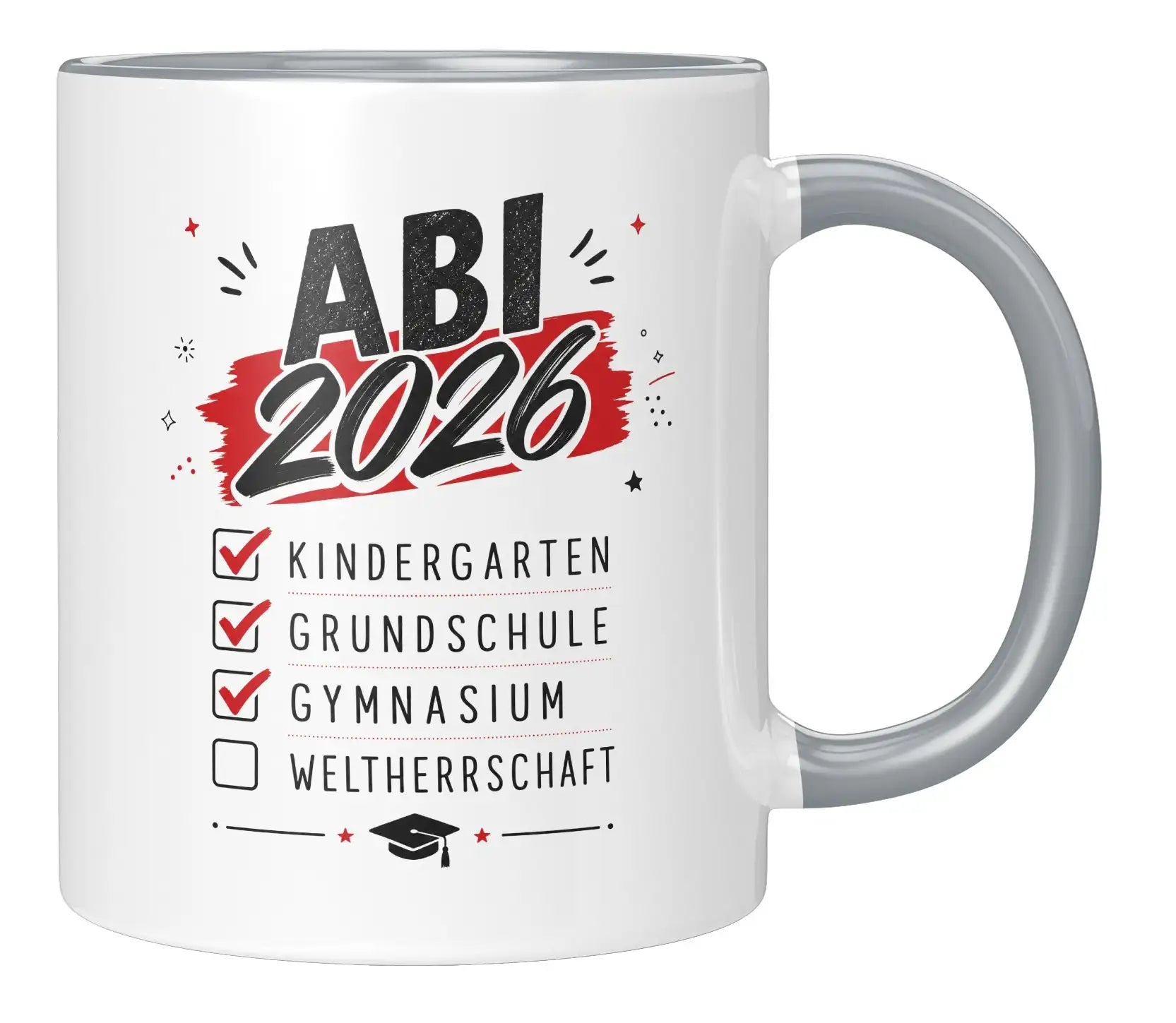 Tasse - Abi 2026 Kindergarten Grundschule Gymnasium Weltherrschaft